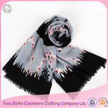 Luxury fashion new style polka dot printed scarf for winter